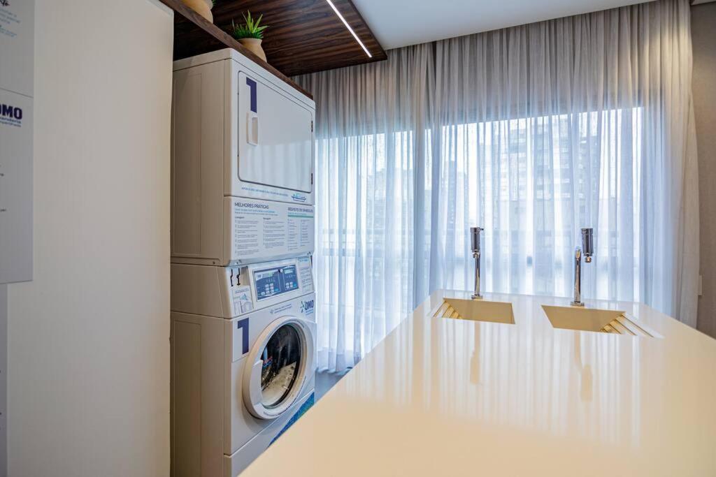 상파울루 Studio Moderno Em Moema 아파트 외부 사진