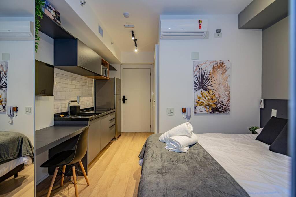 상파울루 Studio Moderno Em Moema 아파트 외부 사진